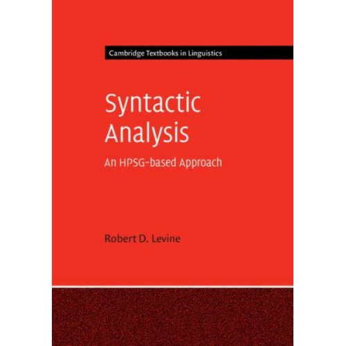 Robert D. Levine - Syntactic Analysis