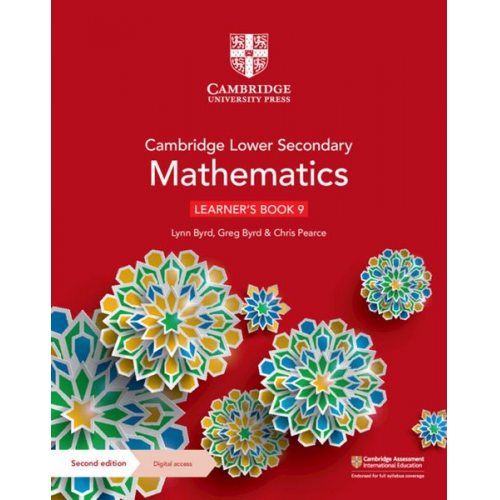 Lynn Byrd Greg Byrd Chris Pearce - Cambridge Lower Secondary Mathematics Learner's Book 9 with Digital Access (1 Year)