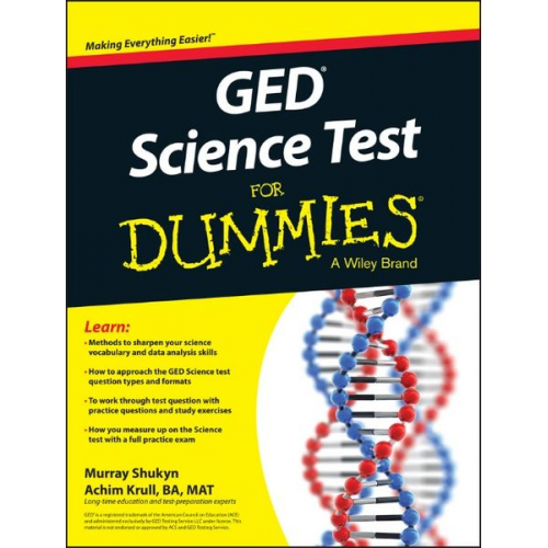 Murray Shukyn Achim K. Krull - GED Science for Dummies