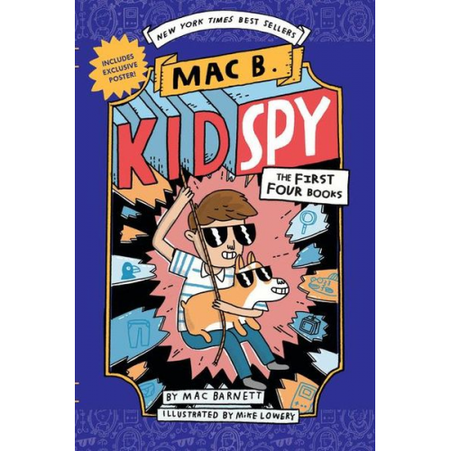 Mac Barnett - Mac B., Kid Spy Box Set, Books 1-4 (Mac B., Kid Spy)