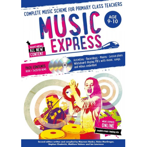 Maureen Hanke Stephen Chadwick Helen MacGregor Matthew Holmes Ian Lawrence - Music Express: Age 9-10 (Book + 3cds + DVD-Rom)