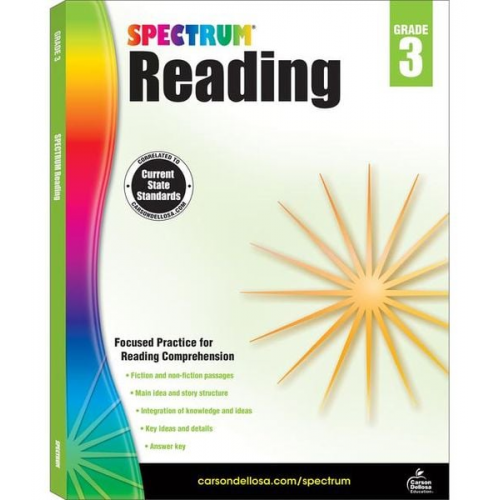 Spectrum - Spectrum Reading Workbook, Grade 3