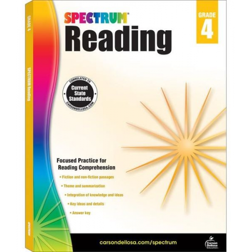 Spectrum - Spectrum Reading Workbook, Grade 4