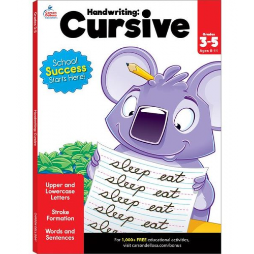 Handwriting: Cursive Workbook