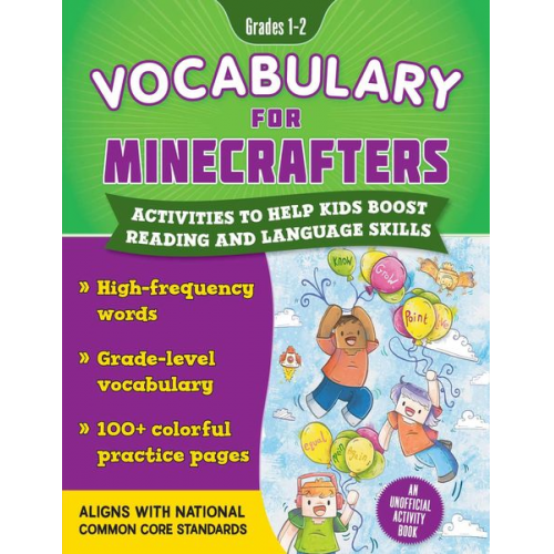 Sky Pony Press - Vocabulary for Minecrafters: Grades 1-2