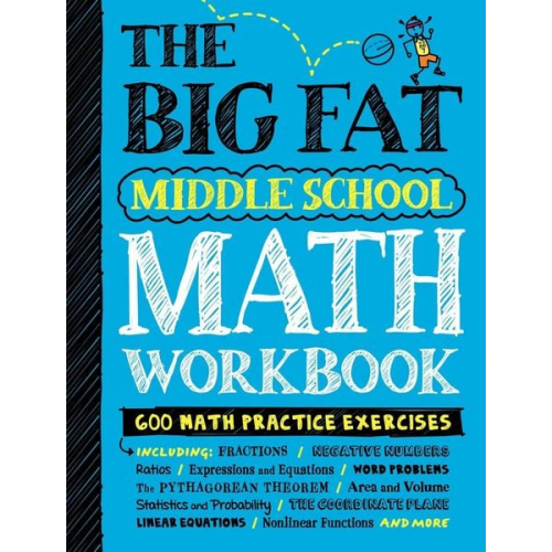 Workman Publishing Editors of Brain Quest - The Big Fat Middle School Math Workbook