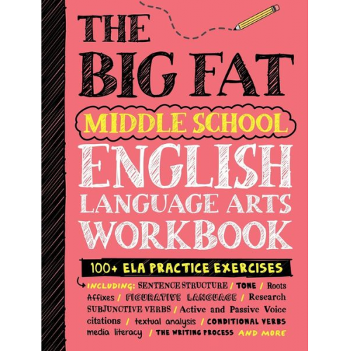 Workman Publishing - The Big Fat Middle School English Language Arts Workbook