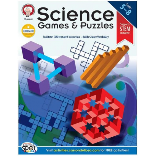 Cameron Craig - Science Games and Puzzles, Grades 5 - 8