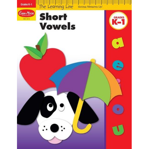 Educational Publishers Evan-Moor - Learning Line: Short Vowels, Kindergarten - Grade 1 Workbook