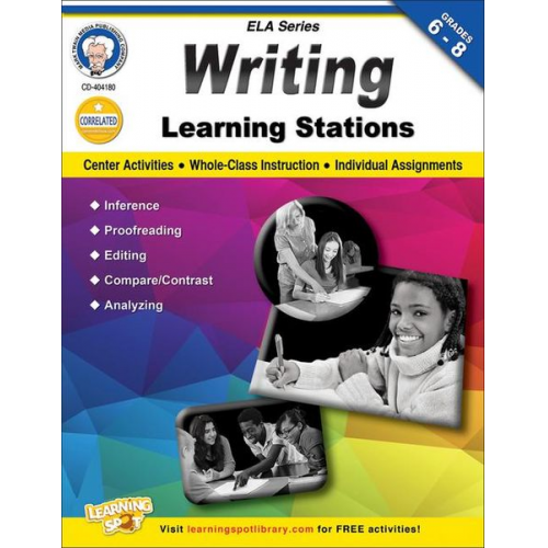 Schyrlet Cameron Suzanne Myers - Writing Learning Stations, Grades 6-8