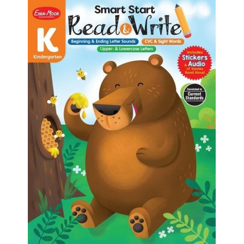 Educational Publishers Evan-Moor - Smart Start: Read and Write, Kindergarten Workbook