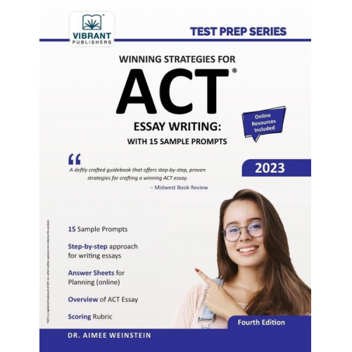 Aimee Weinstein Vibrant Publishers - Winning Strategies For ACT Essay Writing