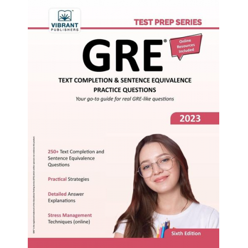 Vibrant Publishers - GRE Text Completion and Sentence Equivalence Practice Questions