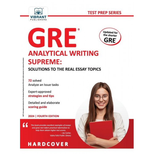 Vibrant Publishers - GRE Analytical Writing Supreme Solutions to the Real Essay Topics