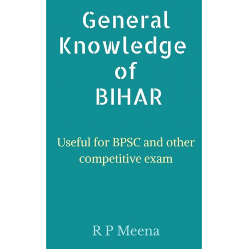 R. Meena - General Knowledge of Bihar