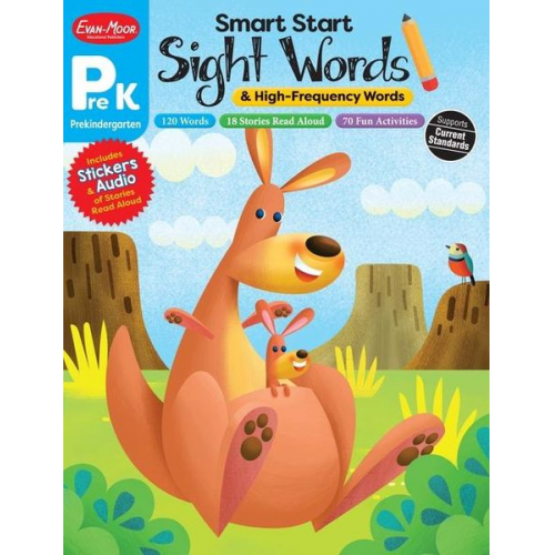 Educational Publishers Evan-Moor - Smart Start: Sight Words & High-Frequency Words, Prek Workbook