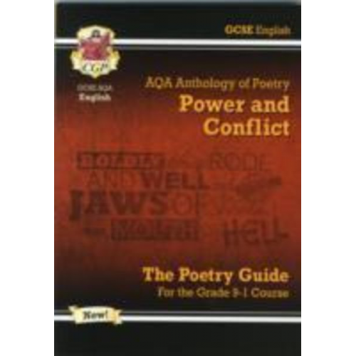 Cgp Books - GCSE English AQA Poetry Guide - Power & Conflict Anthology inc. Online Edition, Audio & Quizzes: for the 2025 and 2026 exams