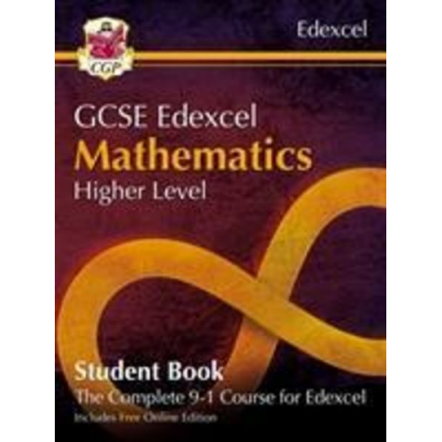 Cgp Books - GCSE Maths Edexcel Student Book - Higher (with Online Edition)