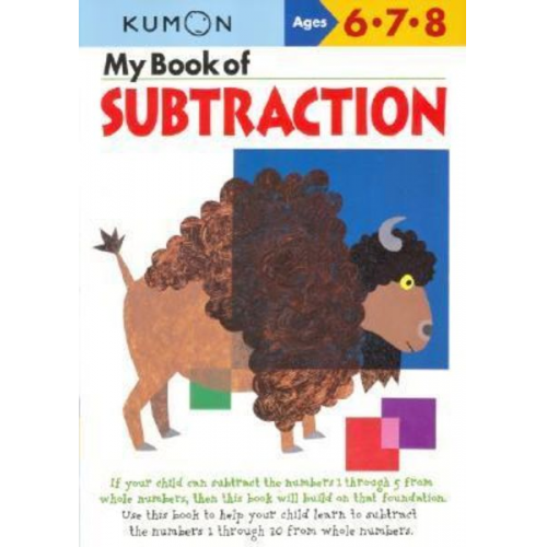 Kumon - Kumon My Book of Subtraction