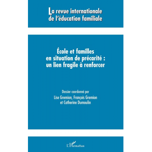 Véronique Francis - Ecole et familles en situation de précarité : un lien fragile à renforcer