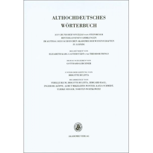 Althochdeutsches Wörterbuch / Band VI: M–N, 2. Lieferung (gi-mah bis mammunti)