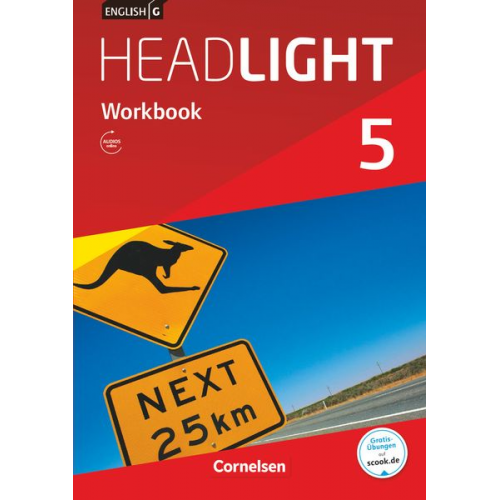 Gwen Berwick - English G Headlight Band 5: 9. Schuljahr - Workbook mit Audios online