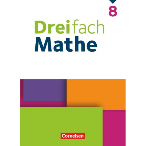 Dreifach Mathe 8. Schuljahr - Schulbuch - Mit digitalen Hilfen, Erklärfilmen und Wortvertonungen