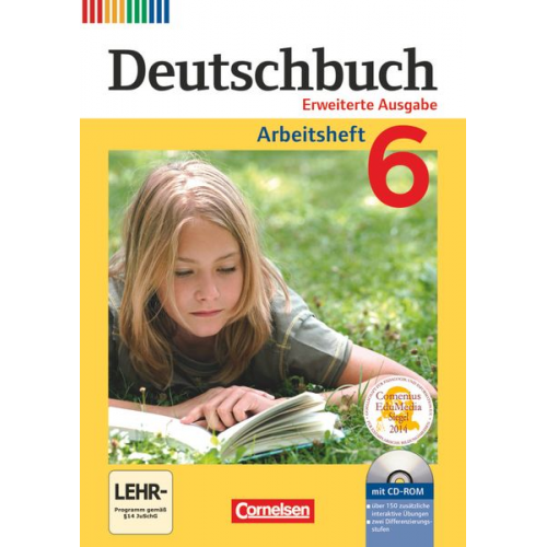 Friedrich Dick Toka-Lena Rusnok Agnes Fulde Marianna Lichtenstein - Deutschbuch 6. Sj. Arb./Lösungen/Übungs-CD-ROM