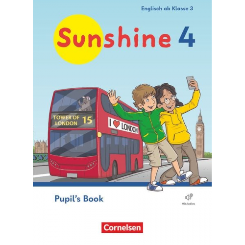 Sunshine 4. Schuljahr. Pupil's Book mit Audios (Webcode) und BuchTaucher-App