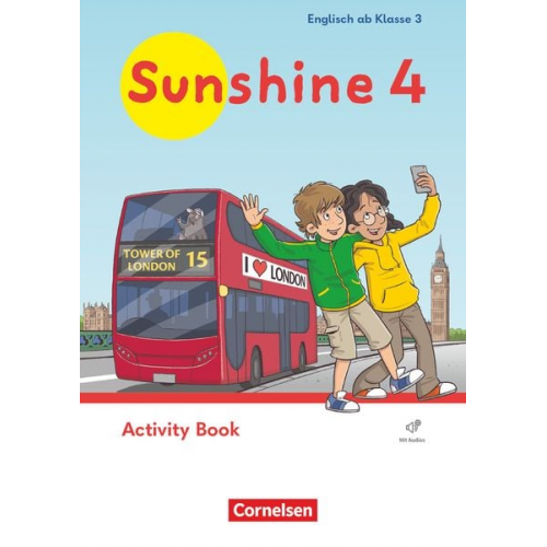 Sunshine - Englisch ab Klasse 3 - Ausgabe 2023 - 4. Schuljahr. Activity Book - Mit Audios (Webcode)