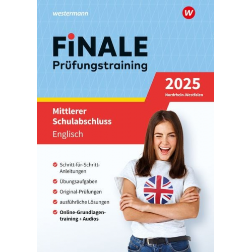 Gerhard Adams - FiNALE - Prüfungstraining Mittlerer Schulabschluss Nordrhein-Westfalen. Englisch 2025