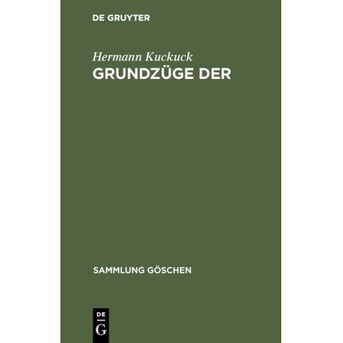 Hermann Kuckuck - Hermann Kuckuck: Pflanzenzüchtung / Grundzüge der Pflanzenzüchtung