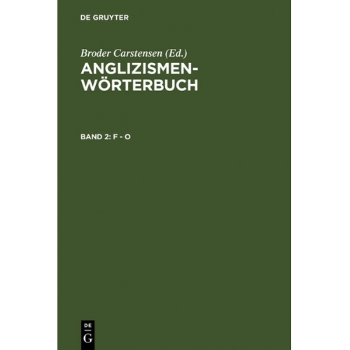 Anglizismen-Wörterbuch / F - O