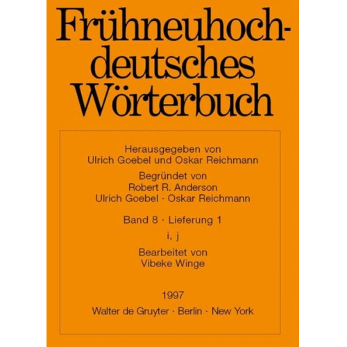 Frühneuhochdeutsches Wörterbuch / i, j