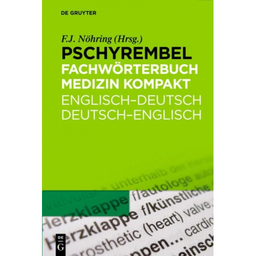 Fritz-Jürgen Nöhring - Fritz-Jürgen Nöhring: Pschyrembel Medizinisches Wörterbuch / Pschyrembel Fachwörterbuch Medizin kompakt