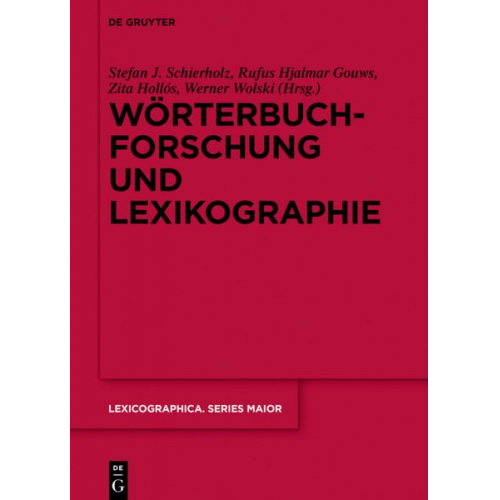 Wörterbuchforschung und Lexikographie