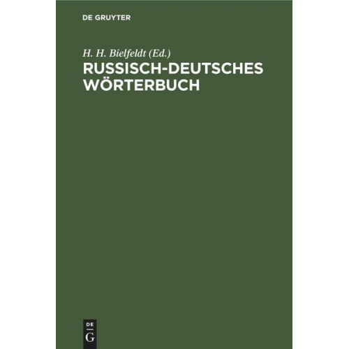 Russisch-deutsches Wörterbuch