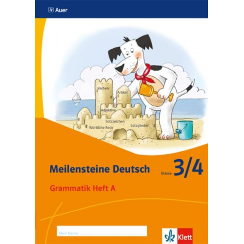 Meilensteine. Deutsch Grammatik Heft A. Klasse 3/4. Ausgabe ab 2017