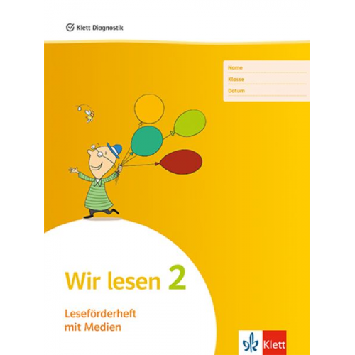 Wir lesen 2. Leseförderheft mit Medien (5er Pack) Klasse 2