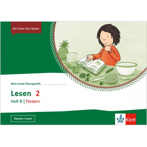 Mein Anoki-Übungsheft. Lesen 2. Heft B Fördern. Übungsheft Klasse 2