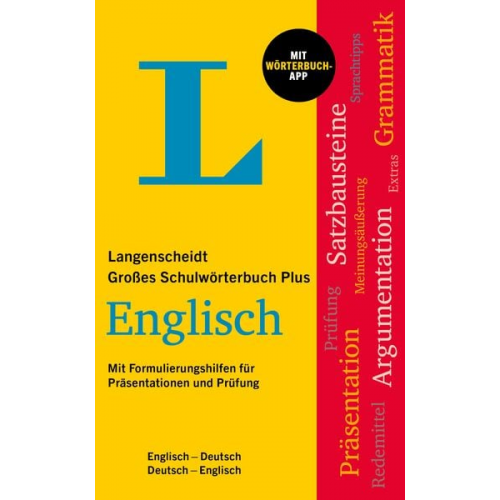 Langenscheidt Großes Schulwörterbuch Plus Englisch