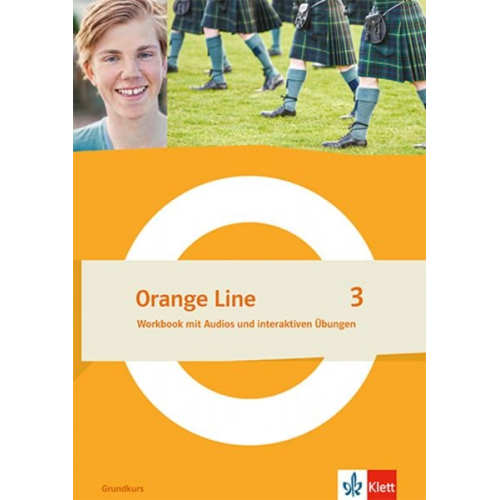 Orange Line 3 Grundkurs. Workbook mit Audios und interaktiven Übungen Klasse 7