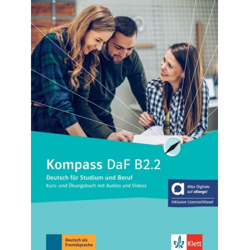 Kompass DaF B2.2 - Hybride Ausgabe allango