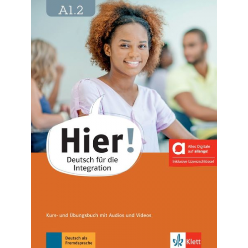 Hier! A1.2 - Hybride Ausgabe allango. Kurs- und Übungsbuch mit Audios und Videos inklusive Lizenzschlüssel allango (24 Monate)