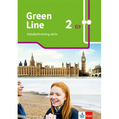 Green Line 2 G9. Vokabeltraining aktiv. Arbeitsheft mit Lösungen Klasse 6