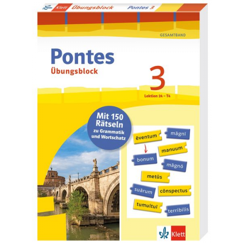 Pontes 3. Gesamtband (ab 2020) - Übungsblock zum Schulbuch, 3. Lernjahr