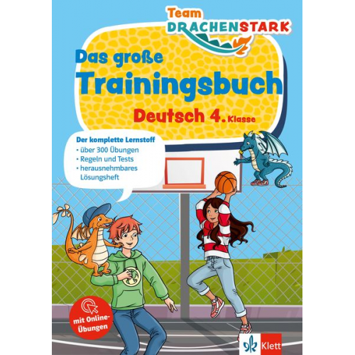 Team Drachenstark: Das großes Trainingsbuch Deutsch 4. Klasse