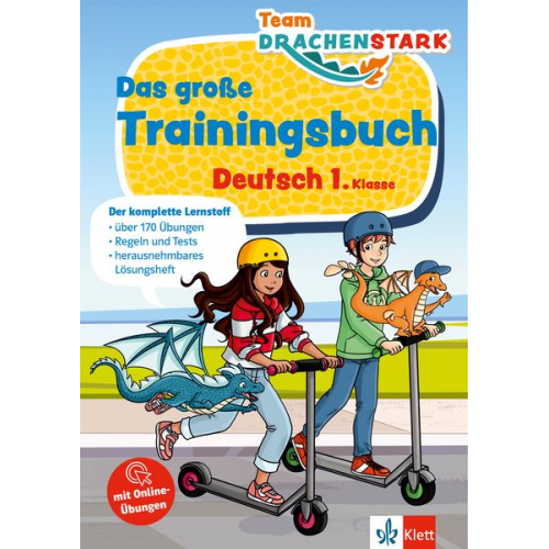 Klett Team Drachenstark: Das große Trainingsbuch Deutsch 1. Klasse