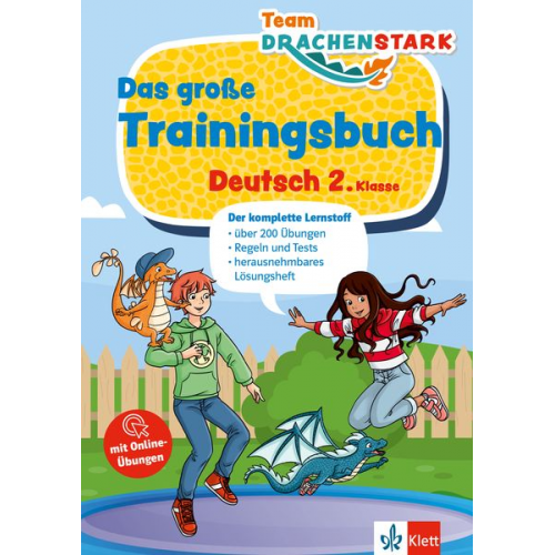 Team Drachenstark: Das große Trainingsbuch Deutsch 2. Klasse