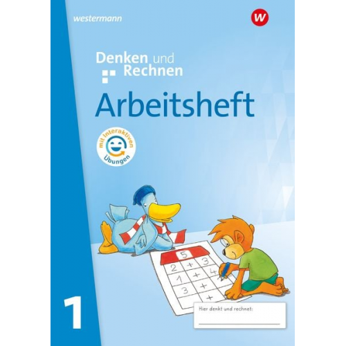 Denken und Rechnen 1. Arbeitsheft mit interaktiven Übungen. Allgemeine Ausgabe